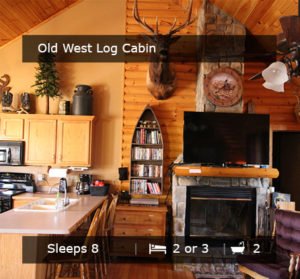 The Old West Log Cabin - Vacation Rentals Branson MO