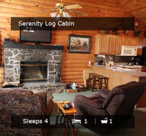The Serenity Log Cabin - Vacation Rentals Branson MO